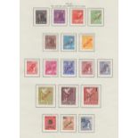 STAMPS GERMANY 1949 'BERLIN' red overprint set of 14 lightly M/M,