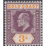 STAMPS GOLD COAST 1905 3d Dull Purple and Orange,