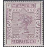 GREAT BRITAIN STAMPS : 1883 2/6 Lilac,