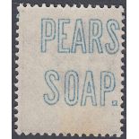 GREAT BRITAIN STAMPS : 1881 1d Lilac unmounted mint with PEARS SOAP under-print SG 172