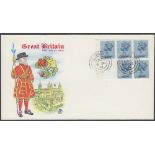 GREAT BRITAIN STAMPS FIRST DAY COVER 1974 9th Oct, Machin 45p booklet,
