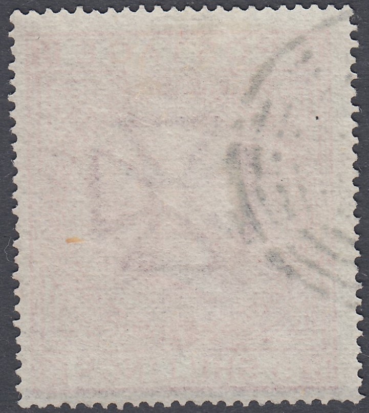 GREAT BRITAIN STAMPS : 1867 5/- Rose plate 1 lettered (HH), fine used, - Image 2 of 2