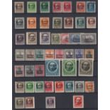 STAMPS Germany and States 1900 to 1950 mint and used, including Bavaria, Danzig, Saar,