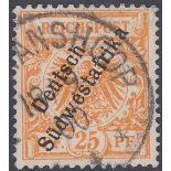 STAMPS : GERMAN SOUTH WEST AFRICA, 1900 25pf.