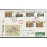 GREAT BRITAIN STAMPS FIRST DAY COVER 1979 Horse Racing, Royal Mail FDC with Buckingham Palace cds.