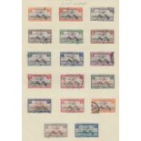 STAMPS EGYPT 1866 to 1936 mint & used collection on album pages with duplication.