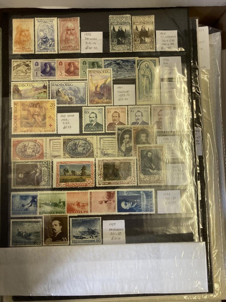 STAMPS : EUROPE, ex-dealers part stock of better items and accumulations on stock pages. - Image 3 of 12