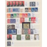 STAMPS GERMANY Stock page with a mint and used selection with a few useful sets & singles.