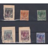 STAMPS 1942 Straits Settlements Japanese over printed on 1c, 2c, 3c, 8c, 10c and 12c,