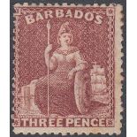 STAMPS BAHAMAS 1873 3d Brown-Purple,
