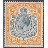 STAMPS BERMUDA 1932 12/6 Grey and Orange,