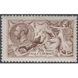 GREAT BRITAIN STAMPS : 1915 DLR 2/6 Grey Brown,