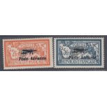 STAMPS FRANCE 1927 Air, First International Display of Aviation & Navigation, fine lightly M/M pair,