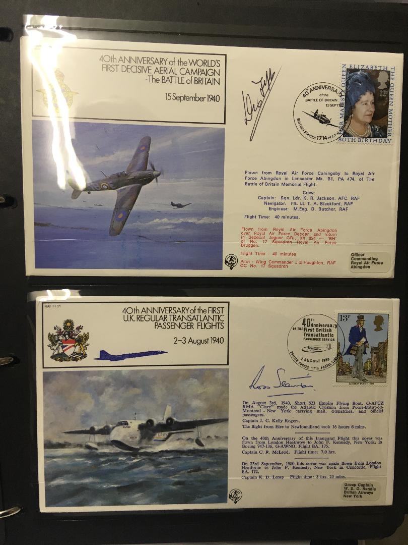 STAMPS POSTAL HISTORY : RAF signed cover