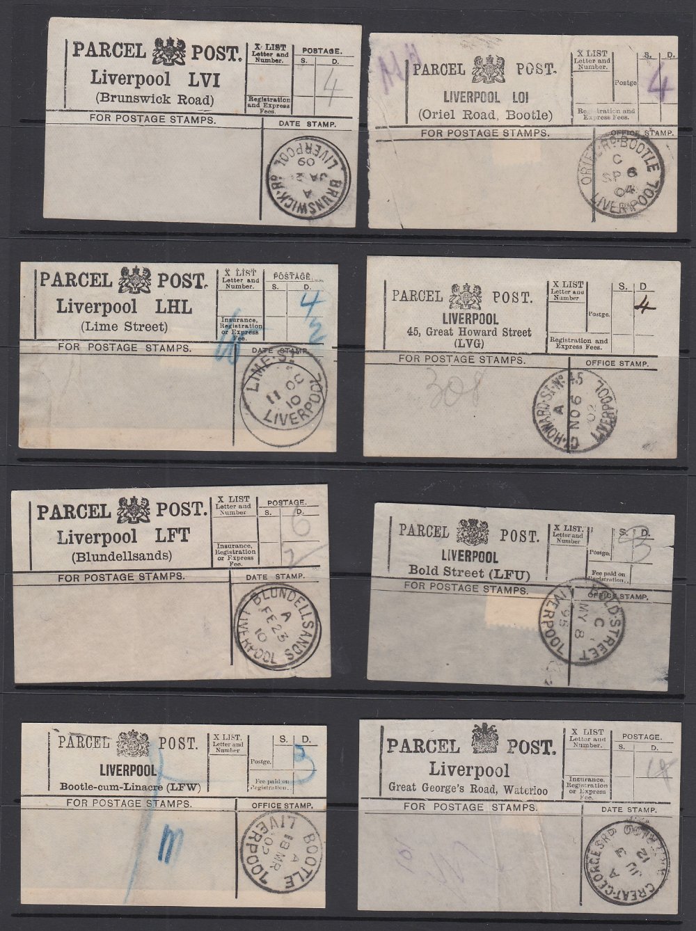 LIVERPOOL PARCEL POST LABELS, selection - Image 2 of 3