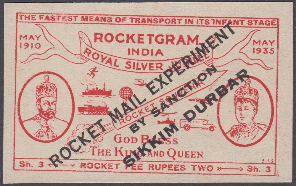 STAMPS : Experimental Rocket Stamps by S - Image 2 of 2