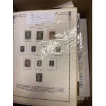 STAMPS : WORLD, box with European, USA, Middle East etc.