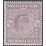 GREAT BRITAIN STAMPS : 1902 2/6 Lilac,