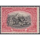 STAMPS PORTUGAL 1926 $10 carmine mounted mint SG 691 Cat £110