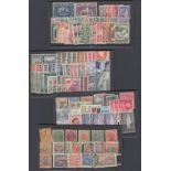 STAMPS ICELAND : Four stock cards of mint and used issues early to 1950's