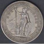 COINS : 1911 GB Trade Dollar in silver 26.