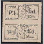 STAMPS MALTA : 1925 Postage Due,