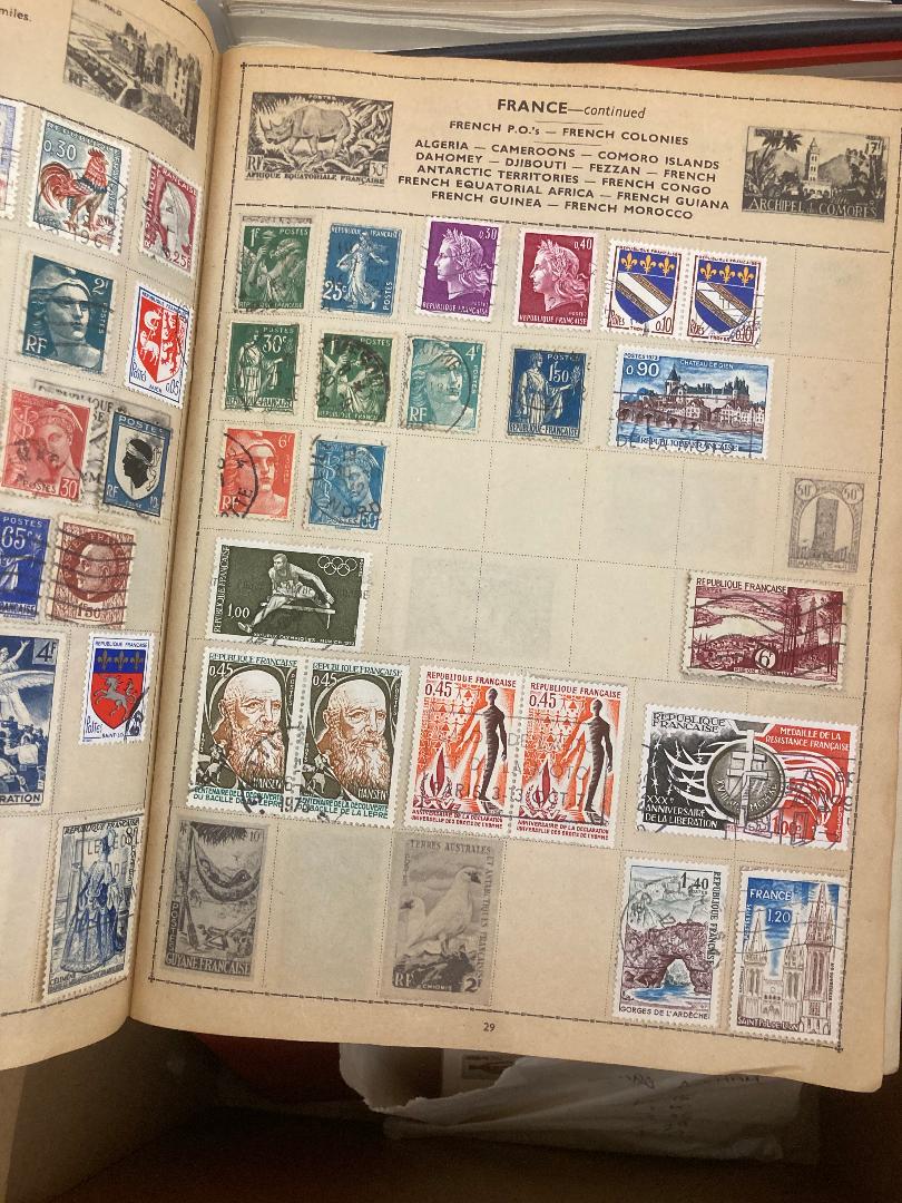 STAMPS : Glory box of albums, stock books, and some more modern loose mint issues. - Image 2 of 2