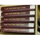 STAMPS FIRST DAY COVERS 1953 to 2009 collection of FDCs in four Royal Mail cover albums & loose.