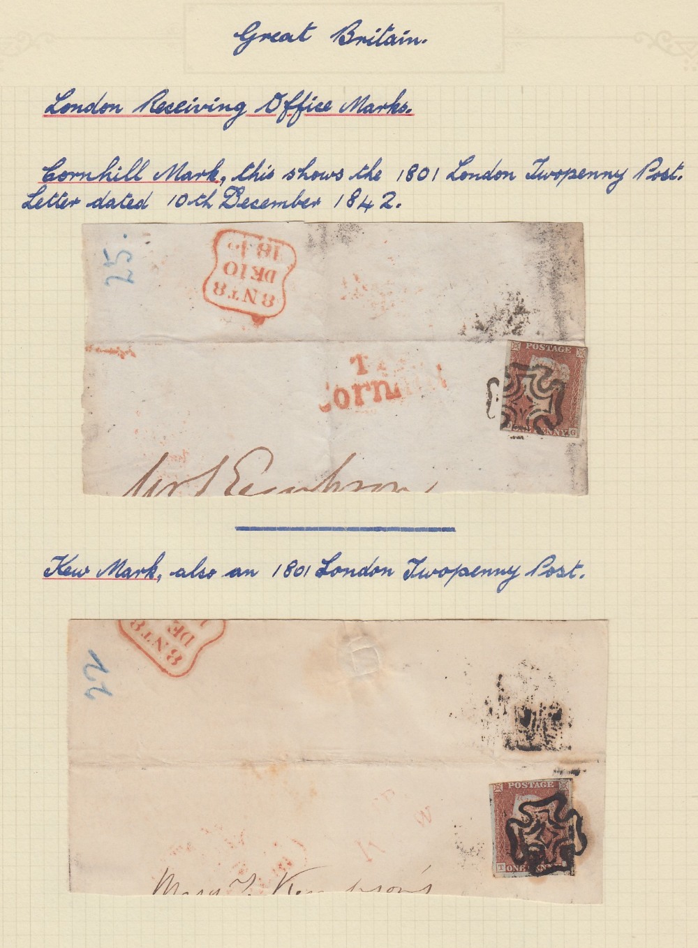 GREAT BRITAIN POSTAL HISTORY QV to EDVII covers and postcards, - Image 3 of 3