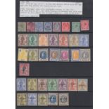 STAMPS MALTA QV to QEII mint and used collection on four stock pages with 1922 issue incl 10/- & £1