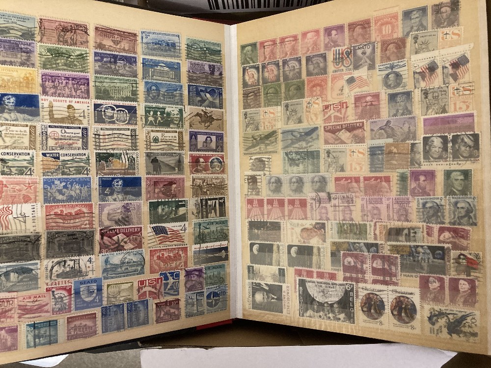 STAMPS : Four World albums/stockbooks including some early fine used Guernsey etc - Image 4 of 4