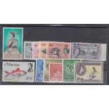 STAMPS : BRITISH COMONWEALTH small selection of high values to $2.