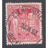 STAMPS NEW ZEALAND : 1948 Postal Fiscal £3.