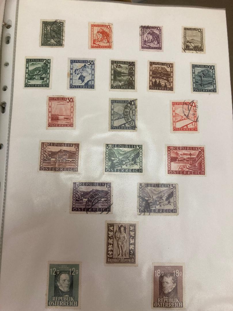 STAMPS : Eight albums / stock-books of Foreign stamps no GB or C/W. Mint and used worth viewing. - Image 2 of 3