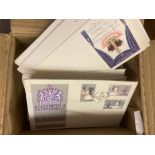 STAMPS :Small box of Isle of Mann first day covers with duplication