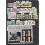 STAMPS : Dominica, St Kitts and St Lucia ex dealers stock on stock cards,
