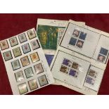 STAMPS PORTUGAL : Mint minisheets and part mini sheets 1990's period