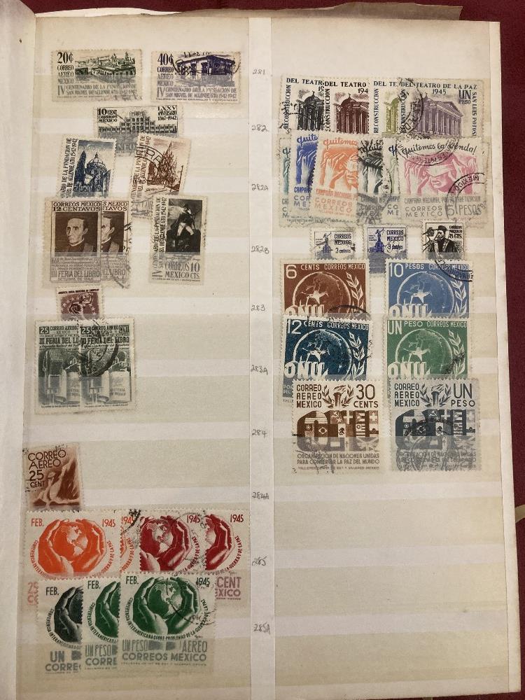 STAMPS : WORLD, two stockbooks with various mint and used incl some useful Persia, Mexico, China,