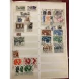 STAMPS : WORLD, two stockbooks with various mint and used incl some useful Persia, Mexico, China,