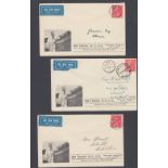 STAMPS AIRMAIL POSTAL HISTORY NEW ZEALAND, 1934 Dec, Air Travel (N.Z.