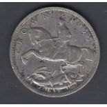 COINS : 1935 Silver Crown, St George,