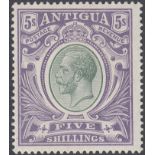 STAMPS ANTIGUA 1913 5/- Grey Green and Violet,