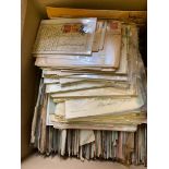 POSTAL HISTORY GERMANY, box with approx six to several hundred inflation covers.