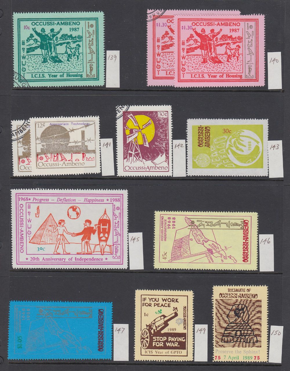 STAMPS Binder & a stockbook with various modern Cinderella world stamps and some covers. - Image 3 of 4