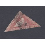 STAMPS SOUTH AFRICA 1855-63 Cape of Good Hope 1d average used example