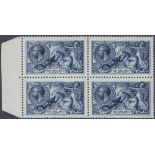 GREAT BRITAIN STAMPS 1913 10/- Indigo Seahorse,