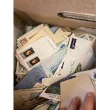 STAMPS POSTAL HISTORY Large box of mixed covers, all sorts in here mainly Commonwealth ,