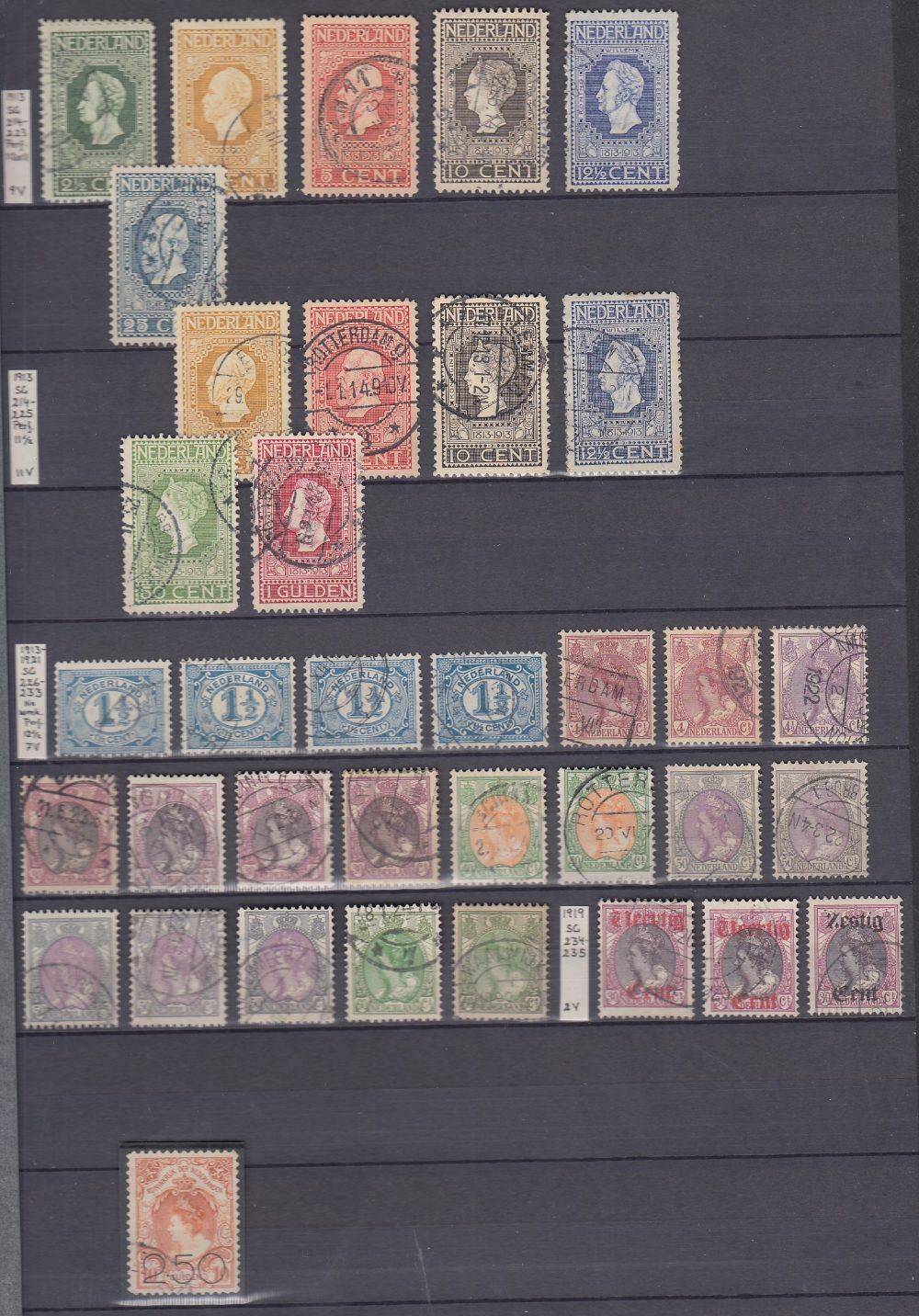 STAMPS NETHERLANDS Blue stock book with mint and used early to modern, - Image 3 of 4