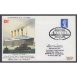 AUTOGRAPHS Milvina Dean signed Titanic anniversary cover ,