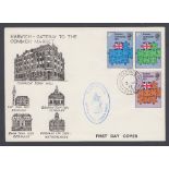 STAMPS FIRST DAY COVERS 1973 EEC set on Harwich Gateway to Europe cover,
